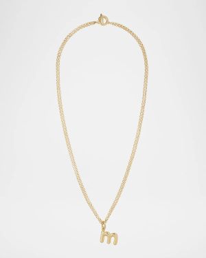 The Puffy Initial Necklace
