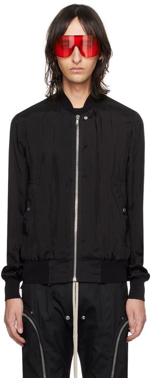 Rick Owens Blouson aviateur noir