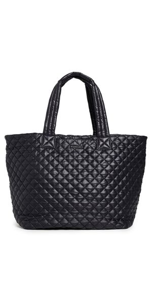 MZ Wallace Large Metro Tote Deluxe Black One Size