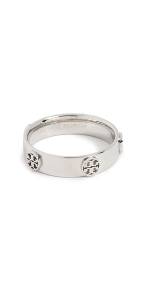 Tory Burch Miller Stud Ring Tory Silver 7