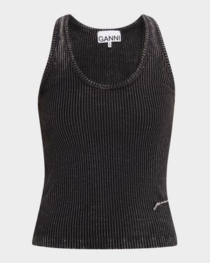 Heavy Rib Jersey Tank Top