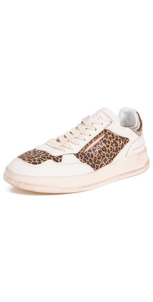 GHOUD Tweener Brushed Low Woman Sneakers Animalier Wht/Plat 38