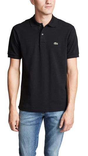 Lacoste Original Cotton Pique Polo Black 3XL