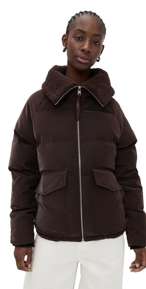 Varley Roseville Down Jacket Coffee Bean M