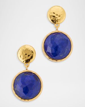 Lapis Gemstone Drop Earrings