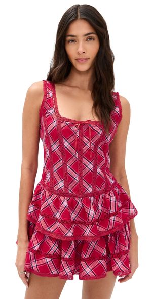 LoveShackFancy Torres Dress Cherry Jubilee 10