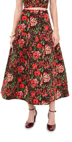 Hunter Bell Remy Skirt Holiday Floral 8