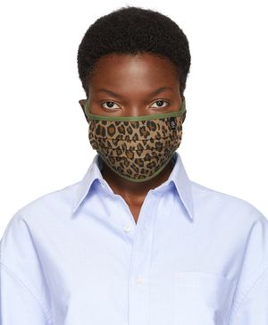 R13 Tan & Green Surplus Leopard Mask