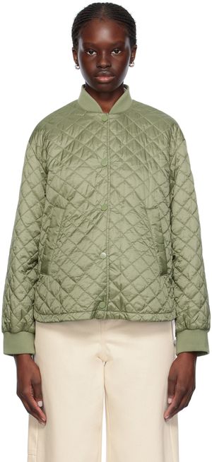 MM by Max Mara Blouson aviateur Martora vert