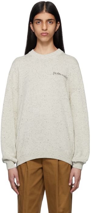 Holzweiler Pull Saturn blanc cassé