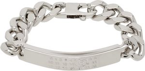 MM6 Maison Margiela Silver Classic Chain Bracelet