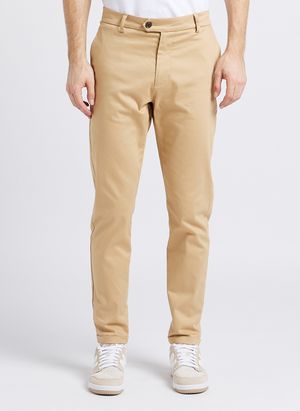 Les Deux - Chino en coton stretch - Taille 34/30 - Beige