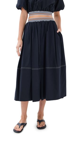 Veronica Beard Evelina Skirt Navy M