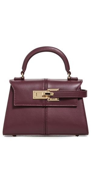 JW PEI Elise Top Handle Bag Deep Burgundy One Size