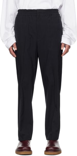 Bottega Veneta Navy Fine Wool Trousers