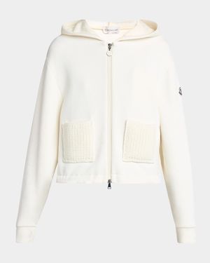 Hooded Zip-Up Cardigan