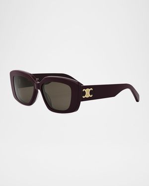 Triomphe Acetate Butterfly Sunglasses