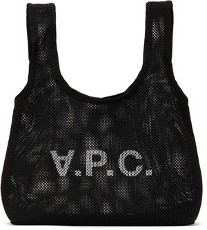 A.P.C. Black Rebound Mini Shopping Tote