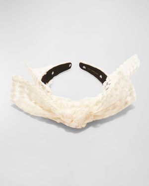 Shirley Lace Bow Headband