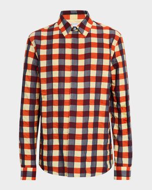 Men's Macro-Gingham Sport Shirt