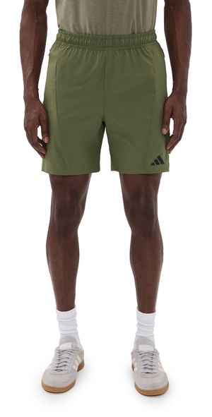 adidas Designed For Training Workout Shorts 7 Olive Strata S