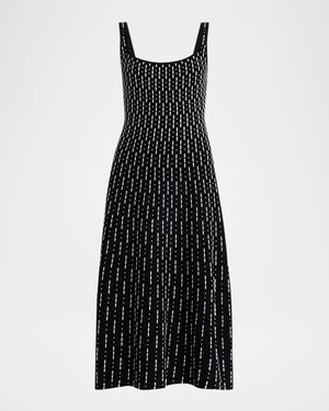 Ellison Pleated Midi Dress