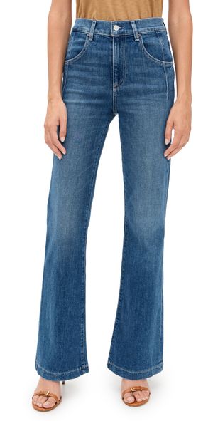 LE JEAN Farrah Flare High Rise Jeans Bohemian Blue 32