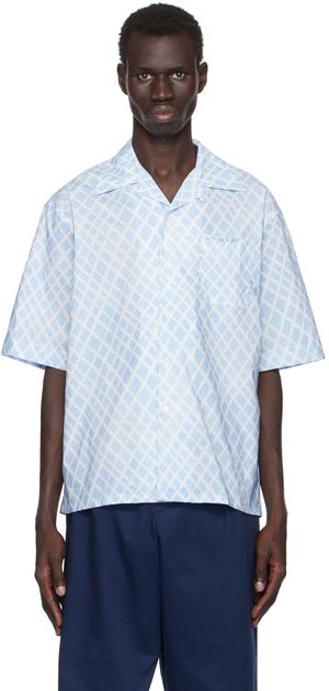 Marni Blue & White Check Shirt
