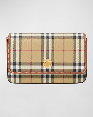 Hampshire Check Flap Crossbody Bag