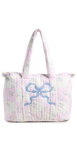 LoveShackFancy Aja Weekender LILAC VANILLA One Size