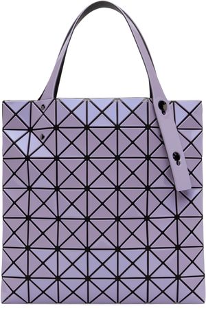 BAO BAO ISSEY MIYAKE Purple Prism Metallic Tote
