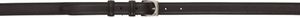 The Row Ceinture brune en cuir de veau
