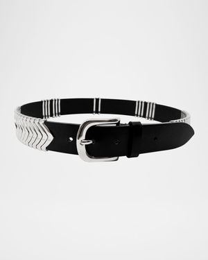 Tehora Leather Buckle Belt