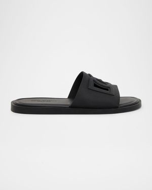 Men's Rubber Beachwear Pool Slides