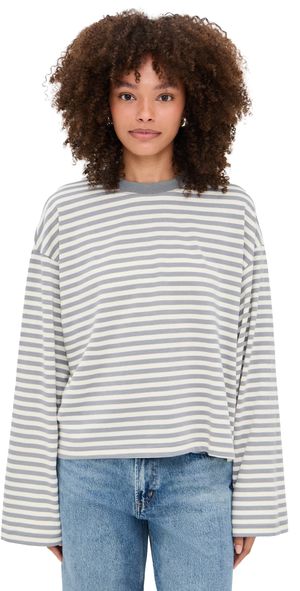 Lioness Bloom Long Sleeve Ash Stripe XXS