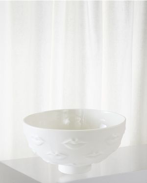 Gala Lips White Bowl