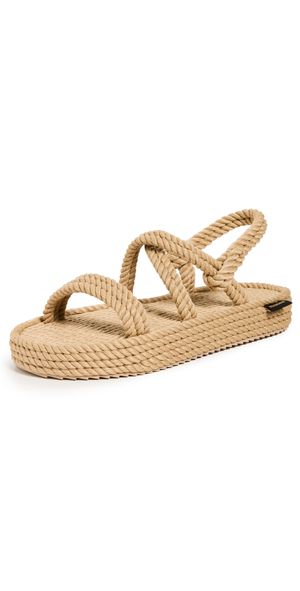 BOHONOMAD Bahamas Platform Sandals Beige 37