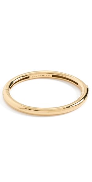 Jenny Bird Gia Bangle High Polish Gold One Size