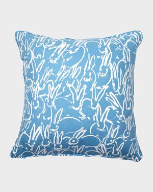 Fluffle Khadi Double-Sided Pillow, 22" Square