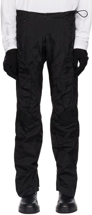 HOKITA Black Drawstring Cargo Pants
