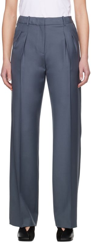 Loulou Studio Pantalon Sbiru gris