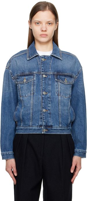 Loulou de Saison Blue Dave Denim Jacket