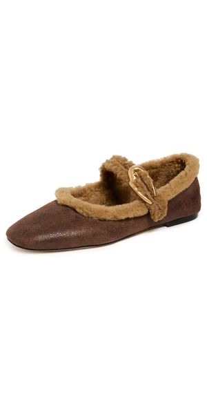 Larroudé Verona Ballet Flats Brown 11