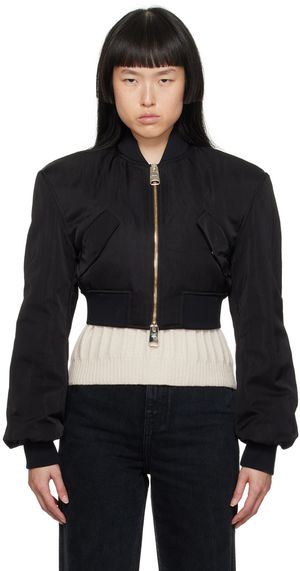 KHAITE Blouson Reggie noir