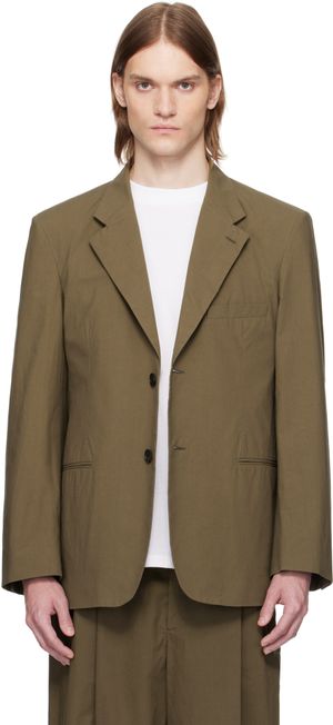 The Row Khaki Ritchie Blazer