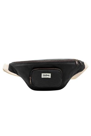 Hindbag - Sac banane en coton - Taille Unique - Noir