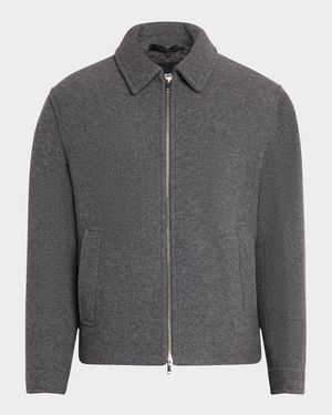 Men's Milo Jacket in Double-Knit Wool