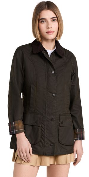 Barbour Barbour Classic Beadnell Wax Jacket Olive 4