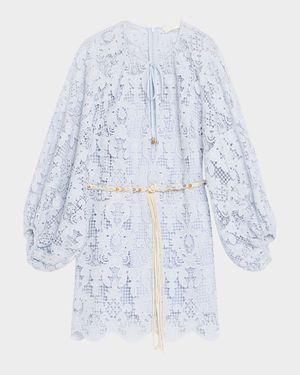 Coco Lace Tunic Mini Dress