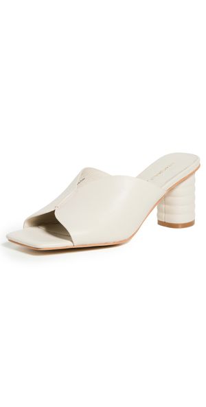 Intentionally Blank Kamika Slide Heels Cream 10